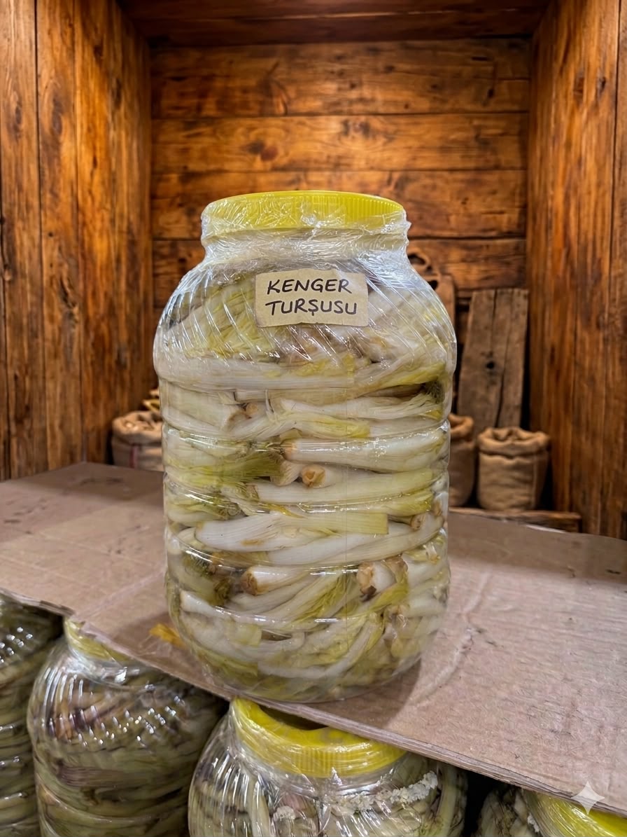 Kenger Turşusu (3 - 3,5 Kg) Geleneksel Doğal El Yapımı - Kuru Sebze ve Doğal Otlar kategorisi